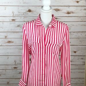 Victoria’s Secret 100% silk pink tunic small